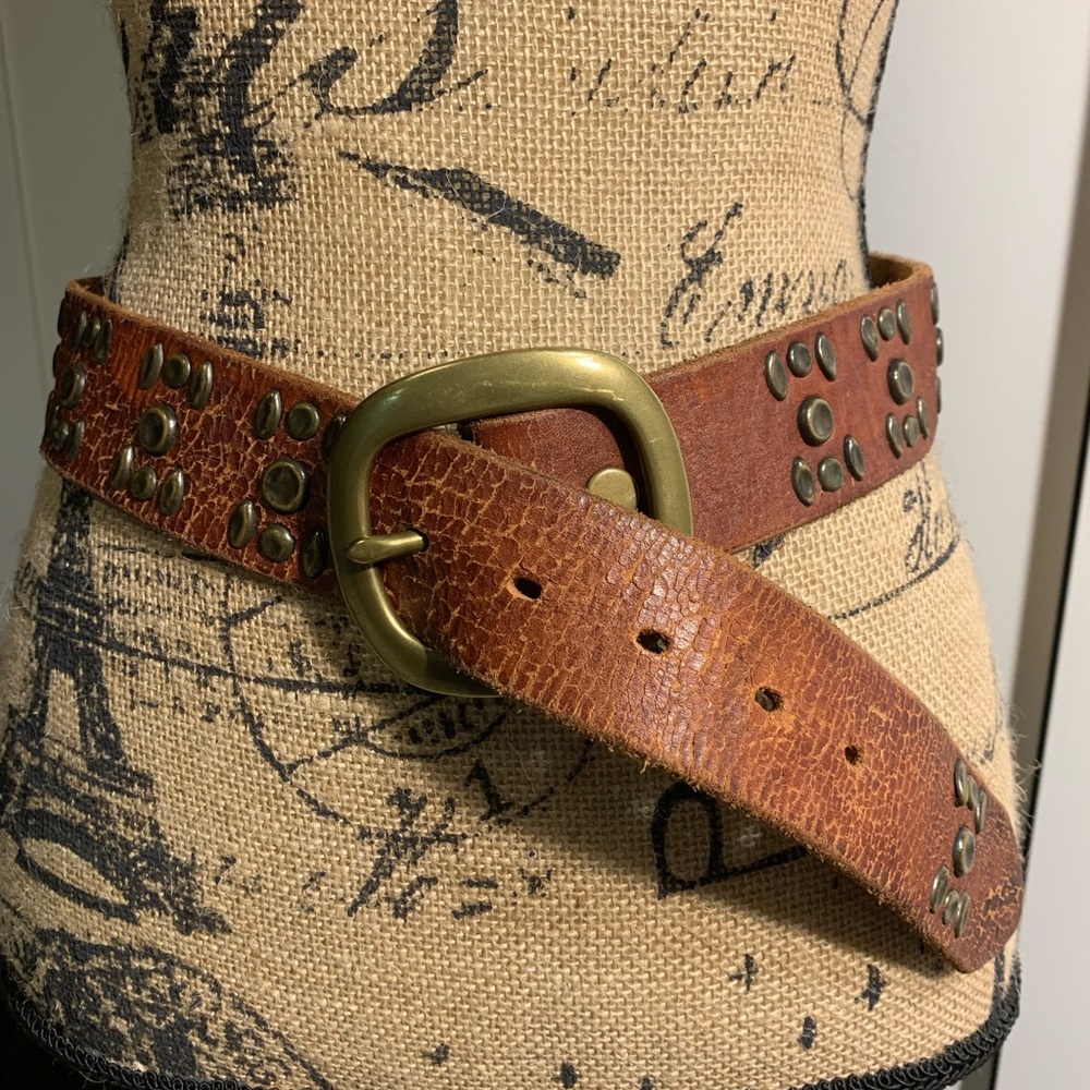 Beautiful Studded Leather Belt